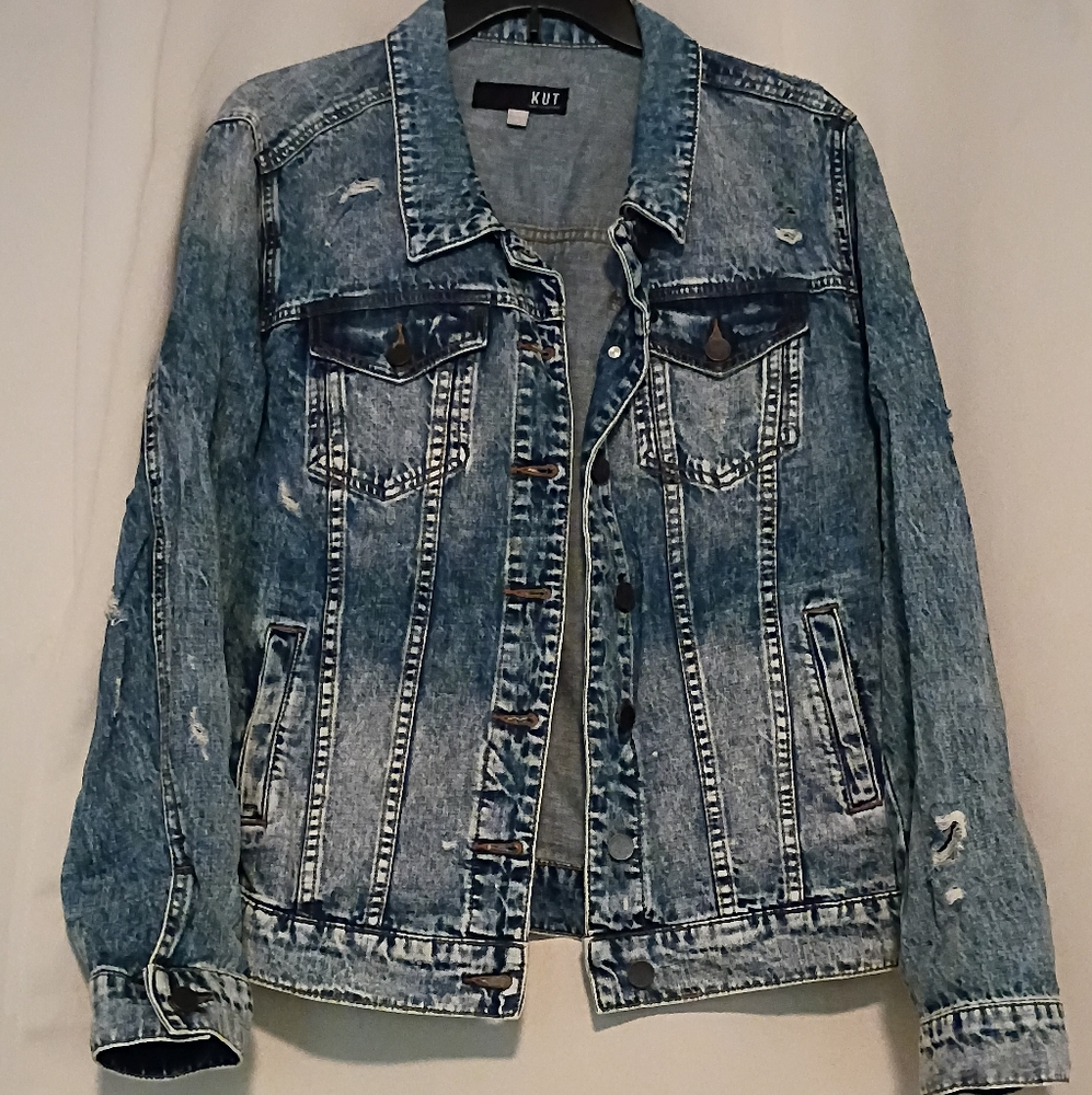 Kut from the Kloth Blue Denim Jacket
